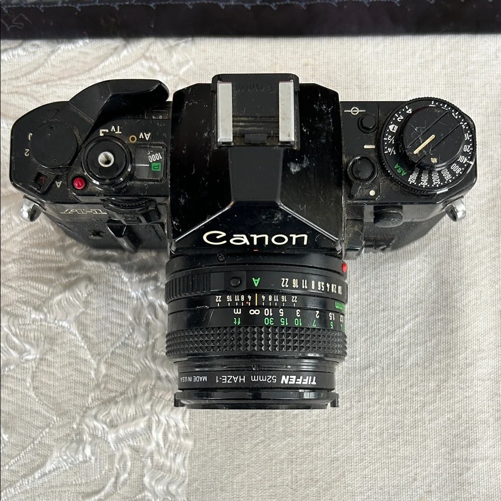 Canon A-1 Black 35mm Film Camera
